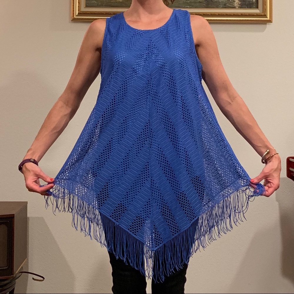 Beautiful Cobalt Blue Knit Top